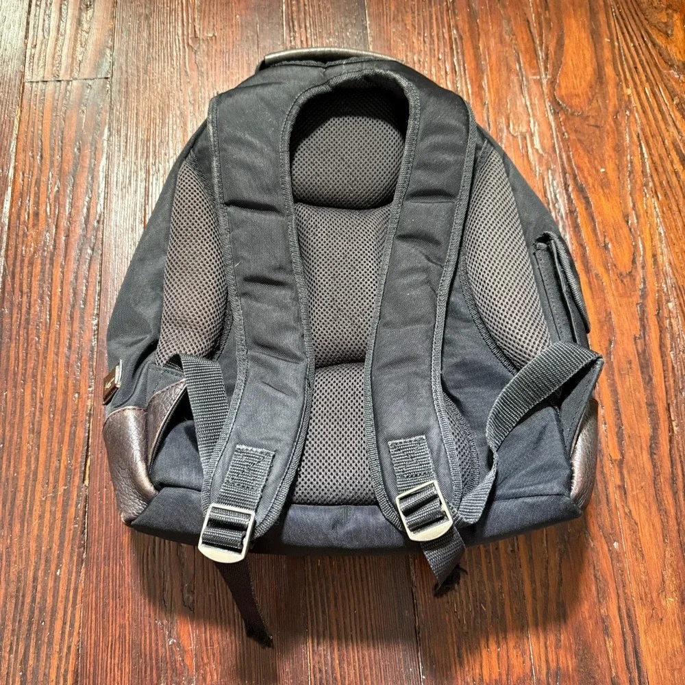 Kenneth‎ Cole Backpack Black with Brown Leather Classic Design